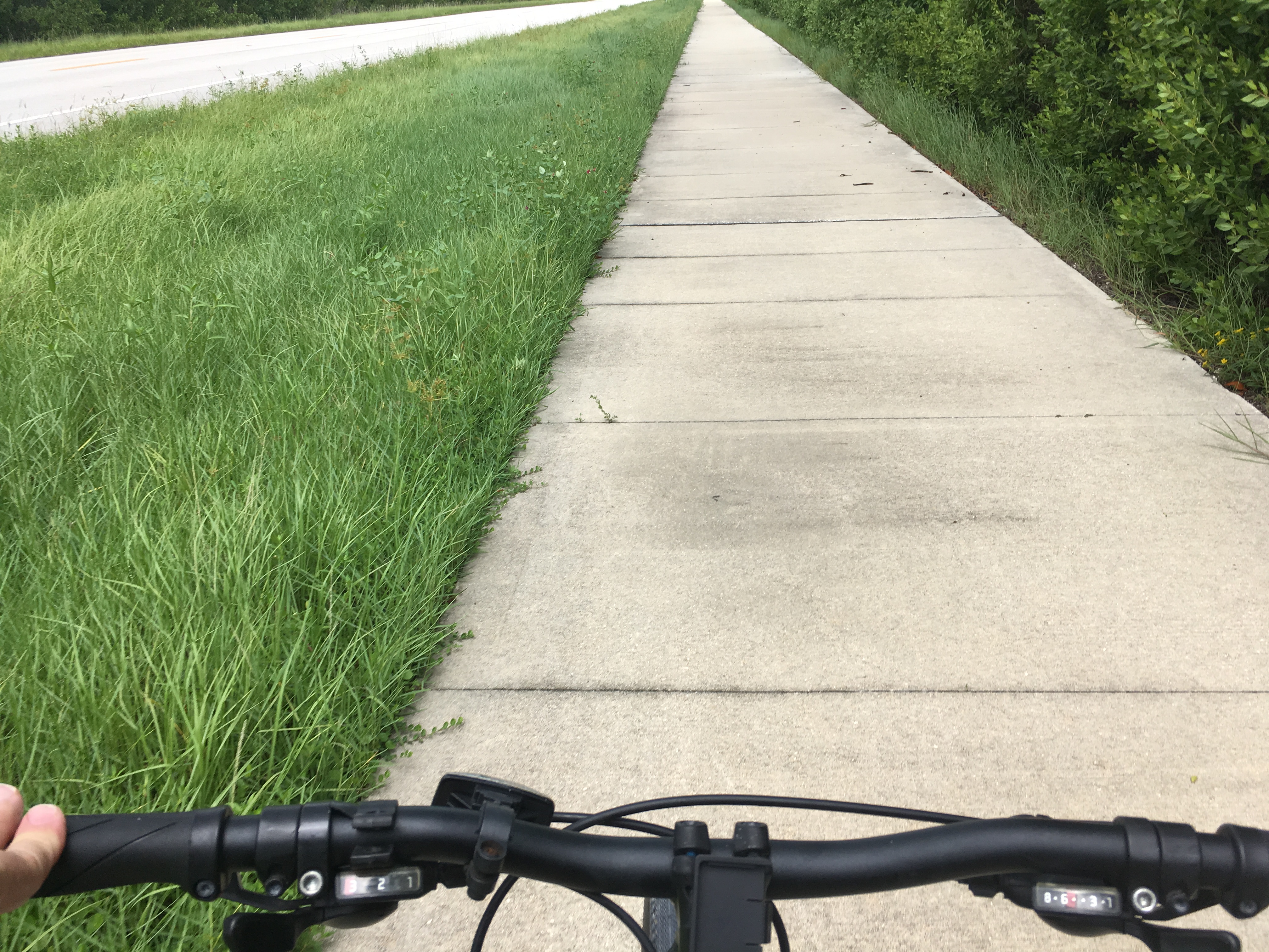 The ride can be taken either on the bike lane along A1A or on a sidewalk that parallels the entire route.