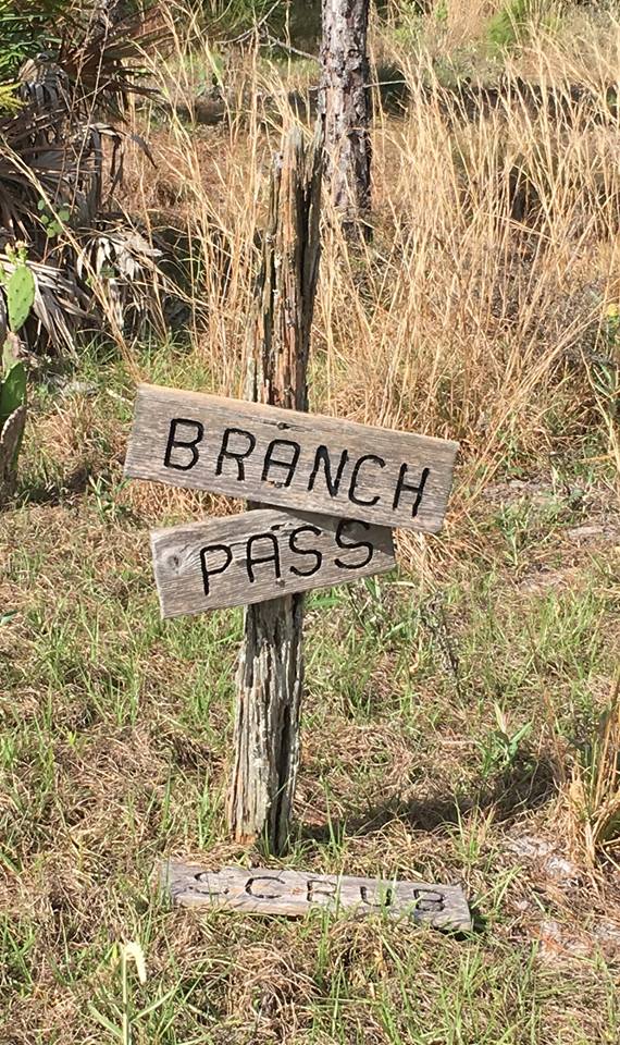 6 Few signs mark locations on the ranch